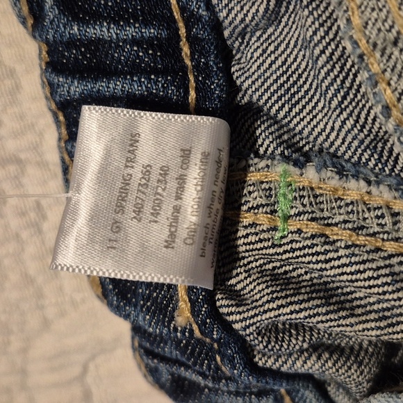 Gymboree girls 4T Flower Showers line jeans with adjustable waist, HTF NWT - Picture 5 of 5